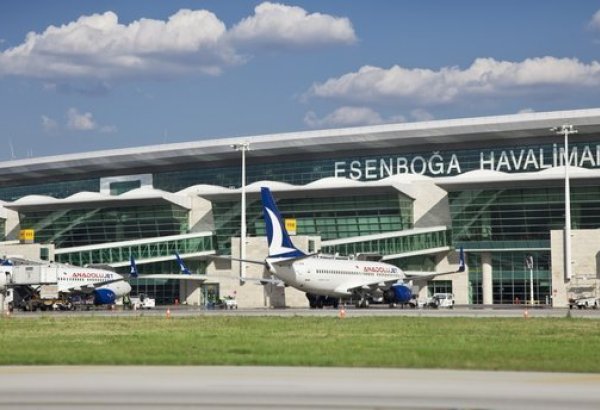 Turkish Esenboga airport passenger turnover increases