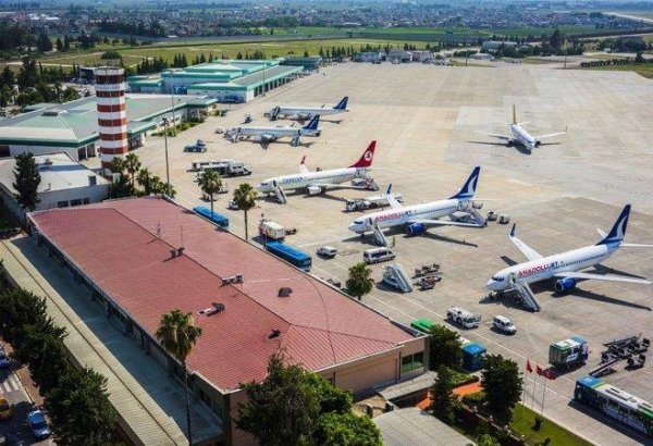 Türkiyənin Adana Beynəlxalq Hava Limanına gələn sərnişinlərin sayı 5 milyona çatıb