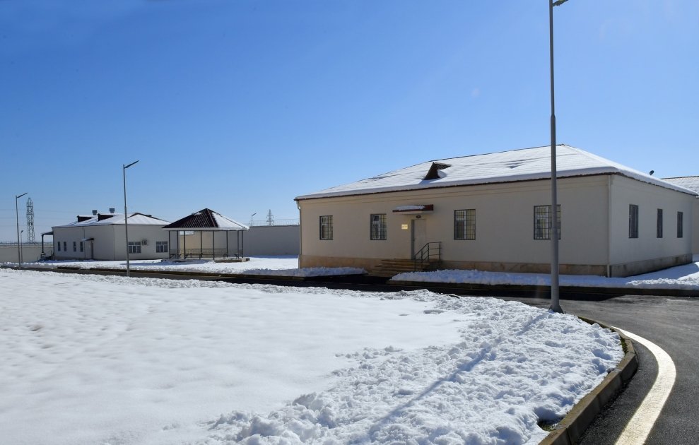 President Ilham Aliyev views conditions created in Lankaran's newly built penitentiary complex (PHOTO/VIDEO)