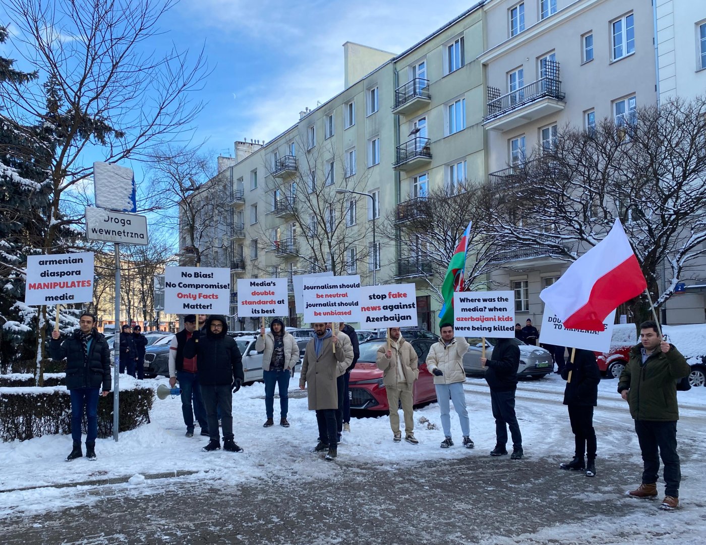Protests shake Poland against fake news on Azerbaijan (PHOTO)