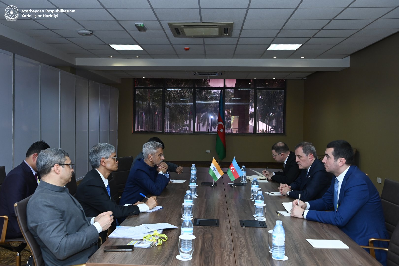 Главы МИД Азербайджана и Индии обсудили региональную ситуацию (ФОТО)