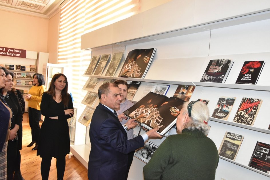 В Национальной библиотеке в Баку состоялось мероприятие, посвященное 34-й годовщине трагедии 20 Января (ФОТО)