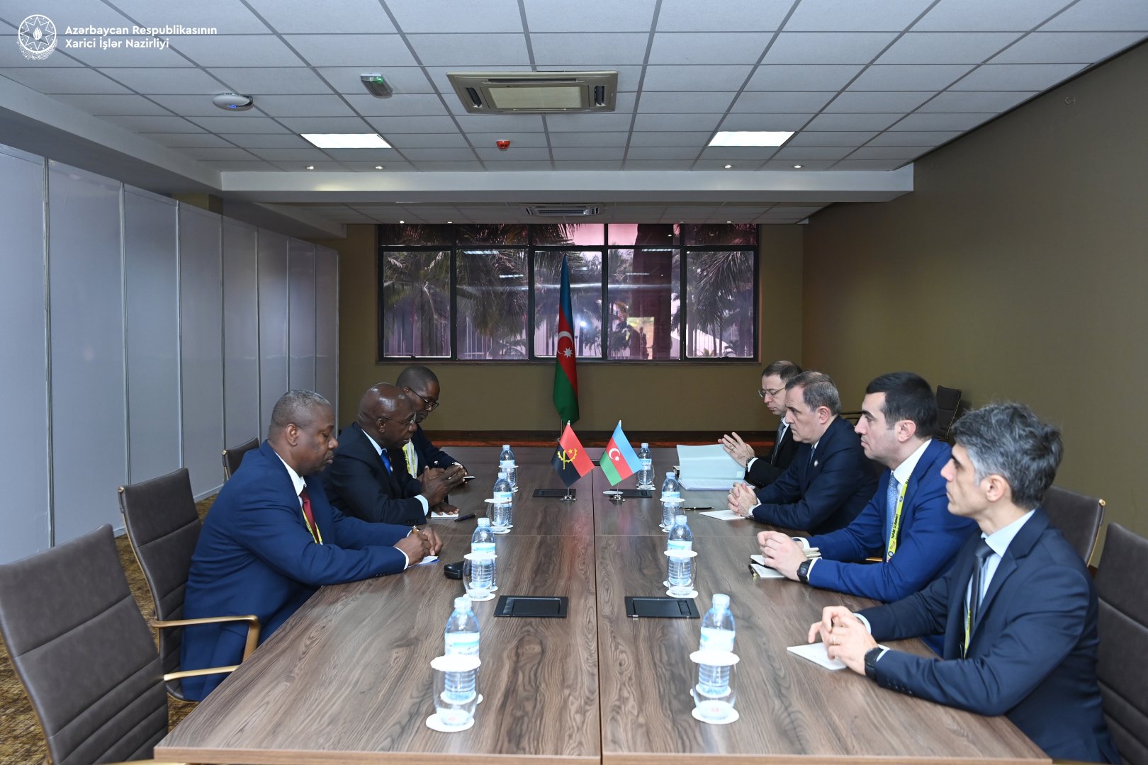 Джейхун Байрамов встретился с министром иностранных дел Анголы (ФОТО)