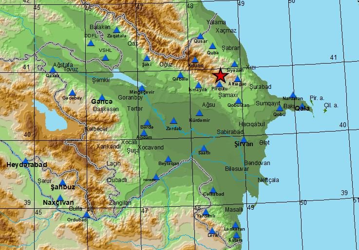 Earthquake strikes Azerbaijan’s Shamakhi