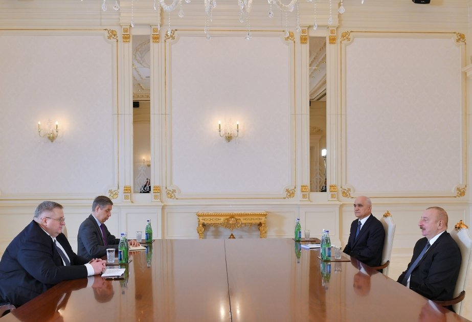 President Ilham Aliyev receives Russia's deputy PM