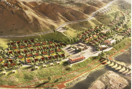 Представлен концептуальный проект поселка Худаферин Джебраильского района (ФОТО)