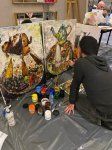 В Шабране прошел недельный симпозиум художников "По следам наследия" (ФОТО)