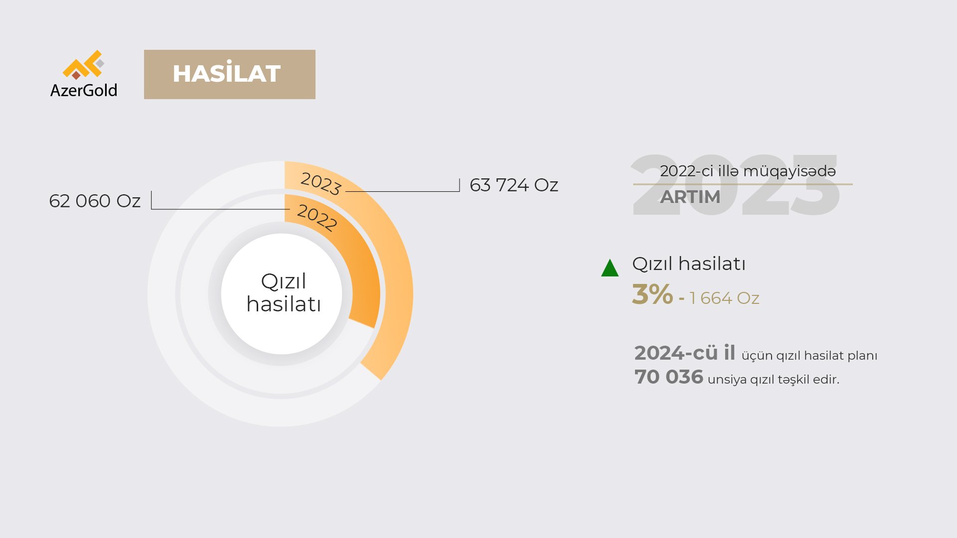 ЗАО «AzerGold» увеличило добычу в 2023 году