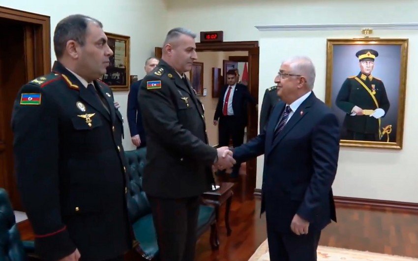 Яшар Гюлер встретился с азербайджанскими генералами (ВИДЕО)
