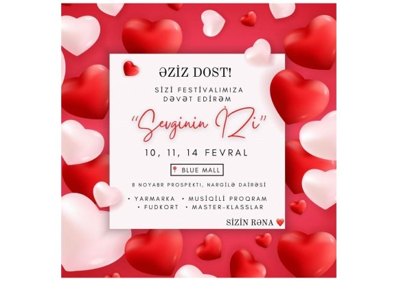 Женское сообщество "İZ Community" проведет в Баку трехдневный фестиваль "Sevginin İZi"