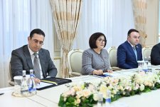 Chairman of Azerbaijani Parliament holds discussions with Inter-Parliamentary Union Secretary General (PHOTO)