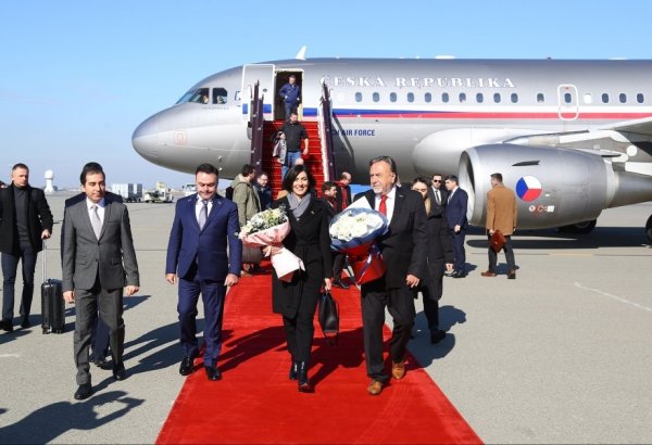 Председатель Палаты депутатов парламента Чехии прибыла с визитом в Азербайджан