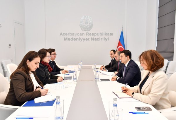 Министр культуры Азербайджана и президент Фонда тюркской культуры и наследия обсудили план действий на 2024 год