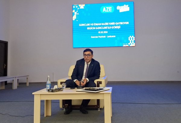 В Лянкяране прошла встреча министра молодежи и спорта Азербайджана с представителями молодежи (ФОТО)
