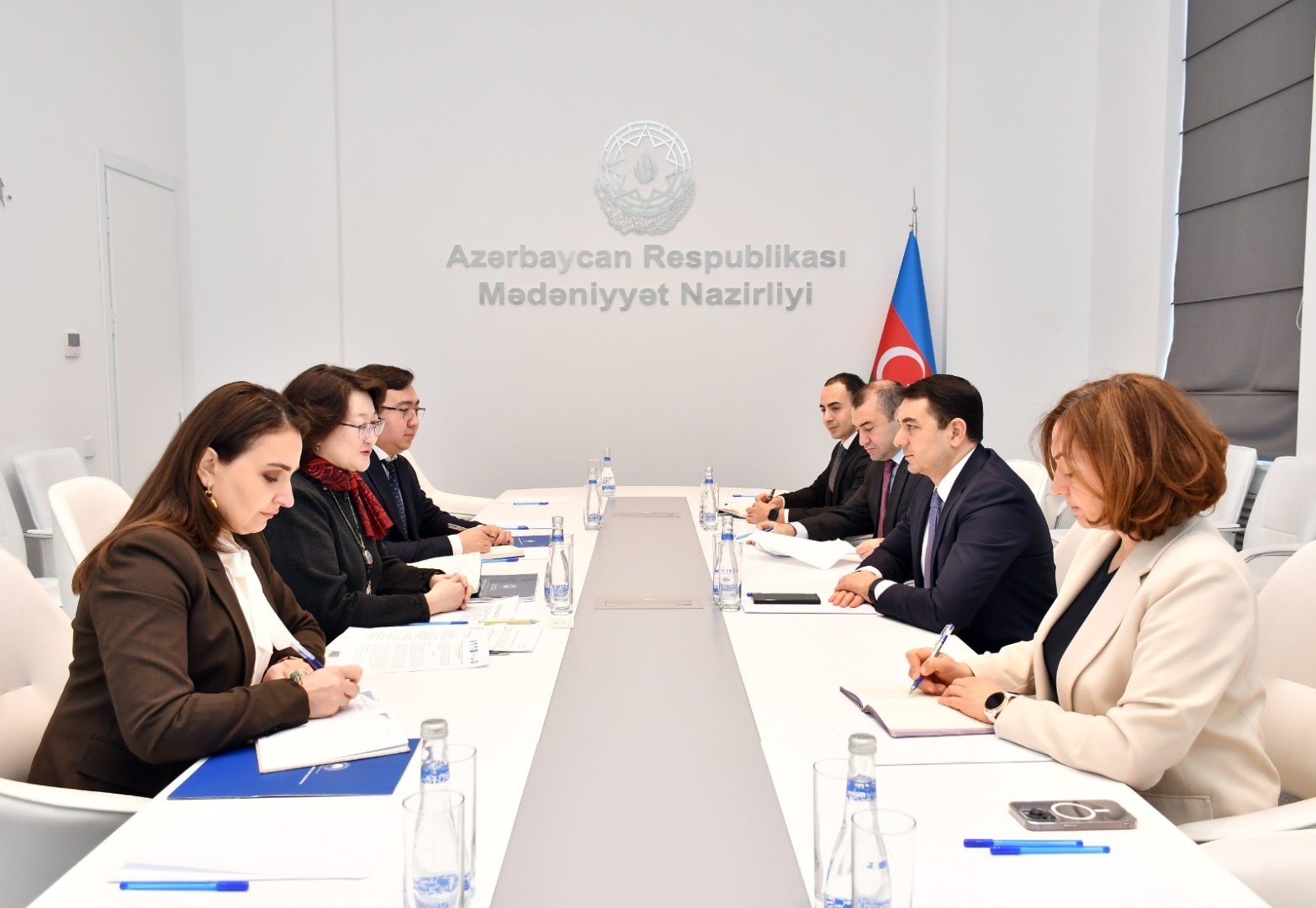 Министр культуры Азербайджана и президент Фонда тюркской культуры и наследия обсудили план действий на 2024 год