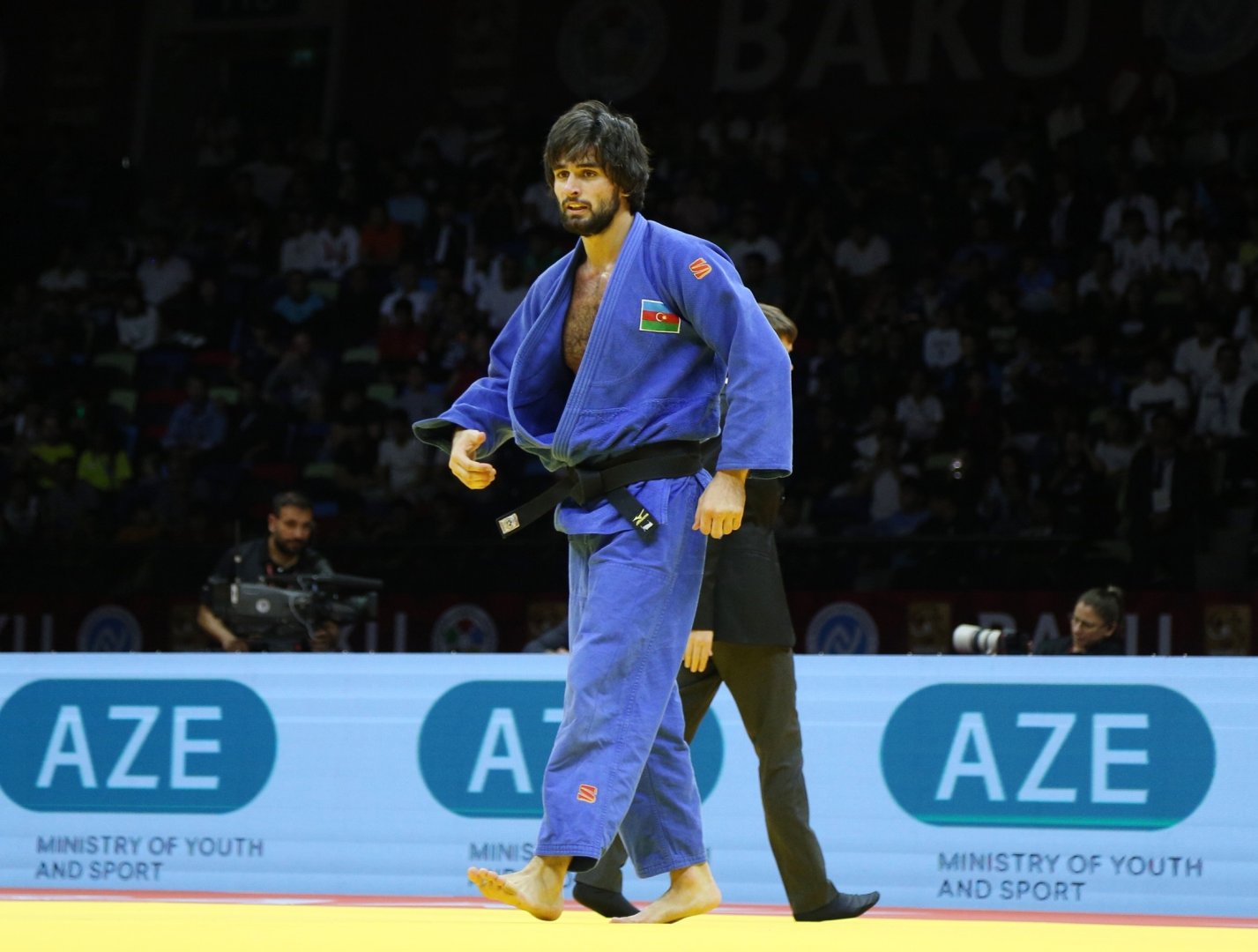 Azerbaijani judoka wins silver medal at Grand Slam tournament