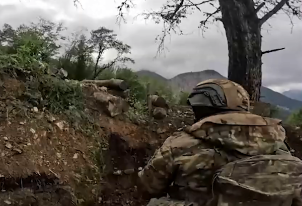 Footage of battles during local anti-terror measures in Azerbaijan's Karabakh released (VIDEO)