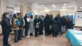 Azerbaijan's Minister of Ecology and Natural Resources votes in presidential election (PHOTO)