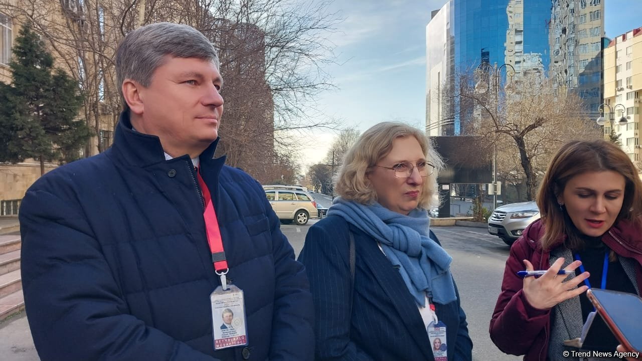 Over 300 OSCE mission observers monitor the presidential election process in Azerbaijan