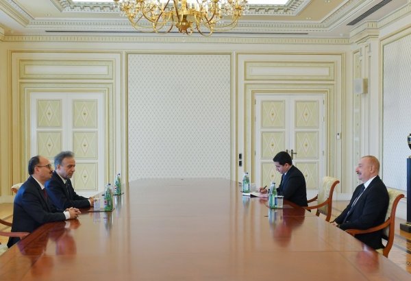 Президент Ильхам Алиев принял генерального секретаря и руководителя международной миссии по наблюдению за выборами ТЮРКПА