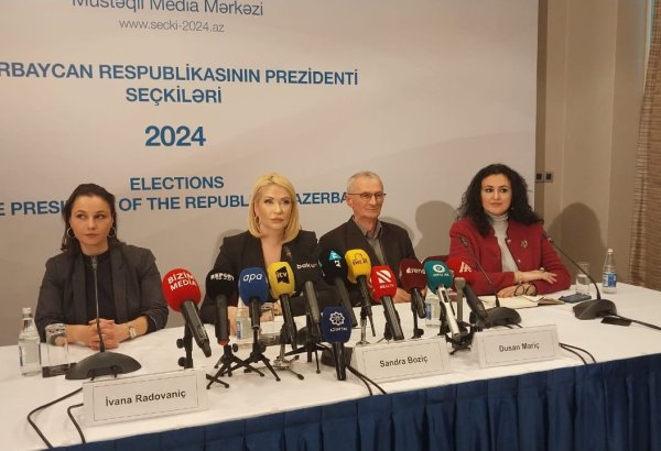 Президентские выборы в Азербайджане соответствовали демократическим стандартам и принципам - Сандра Божич
