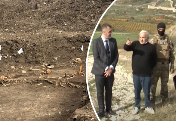 Approximate number of remains in Azerbaijani Asgaran's mass grave revealed (PHOTO/VIDEO)