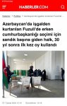 Турецкие СМИ широко осветили состоявшиеся в Азербайджане президентские выборы (ФОТО)