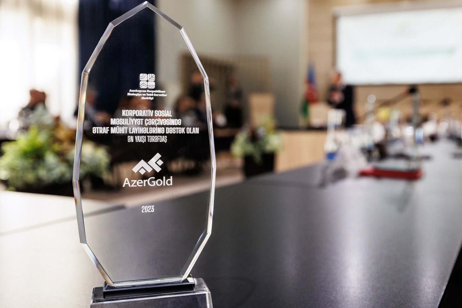 “AzerGold” QSC ekoloji sahədə “2023-cü ilin ən yaxşı tərəfdaşı” nominasiyası üzrə təltif edilib (FOTO)