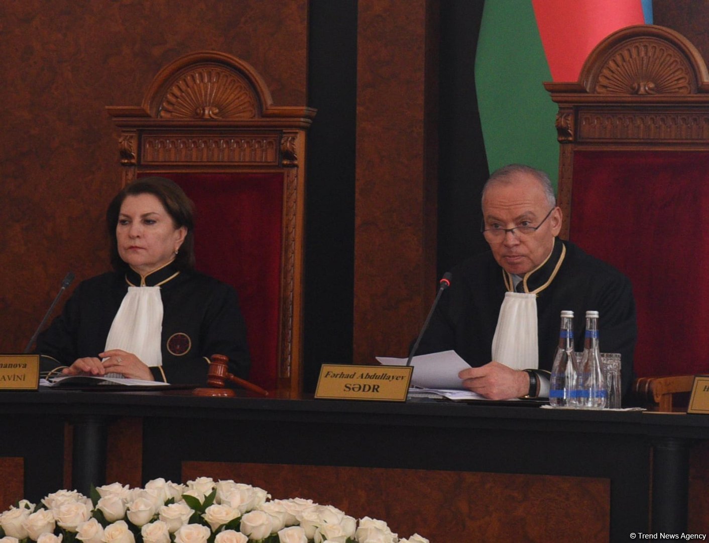 Состоялось заседание Пленума Конституционного суда Азербайджана в связи с президентскими выборами  (ФОТО) (Обновлено)