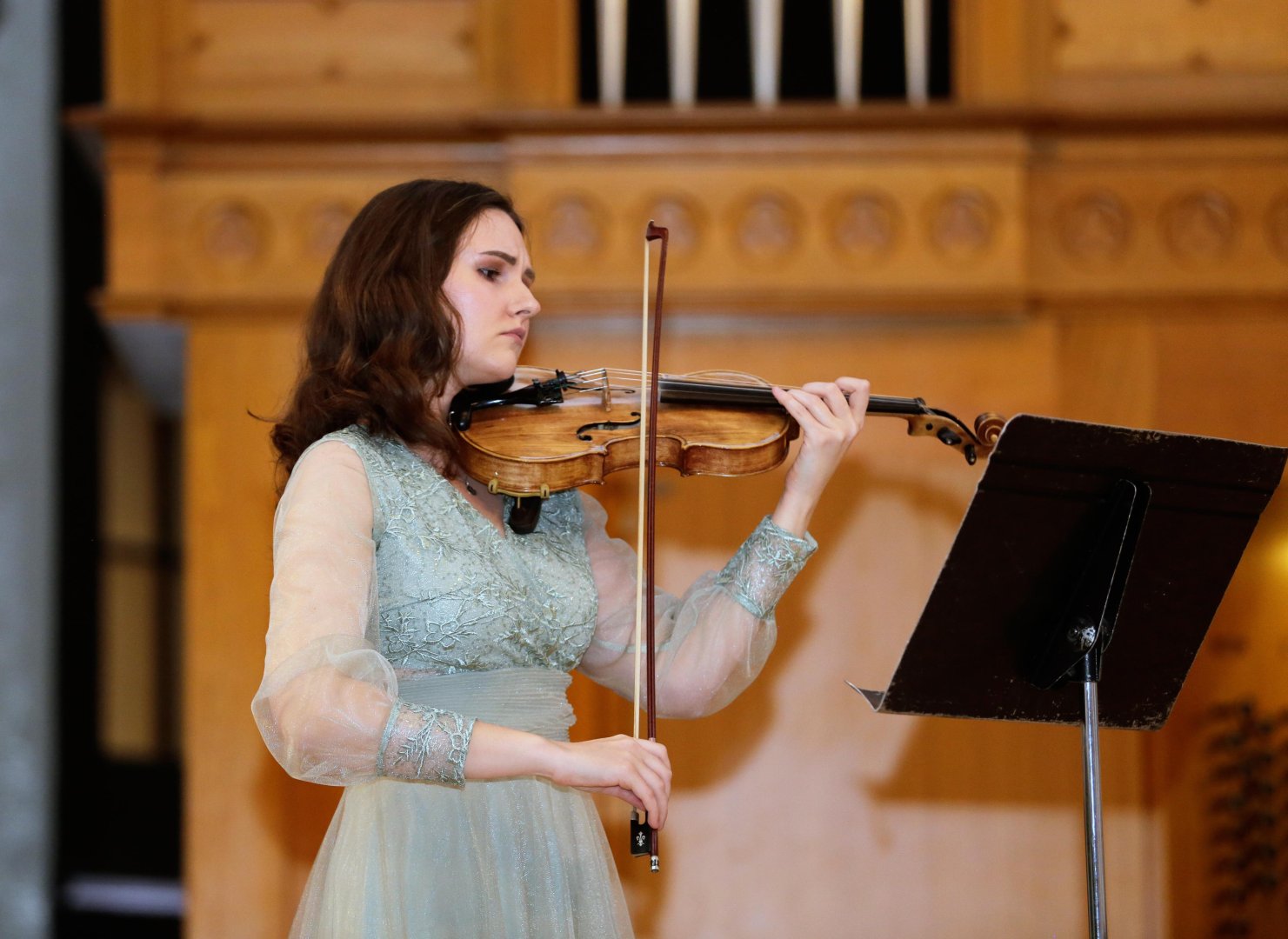Орган, скрипка, виолончель – неподражаемая атмосфера в Баку (ФОТО)