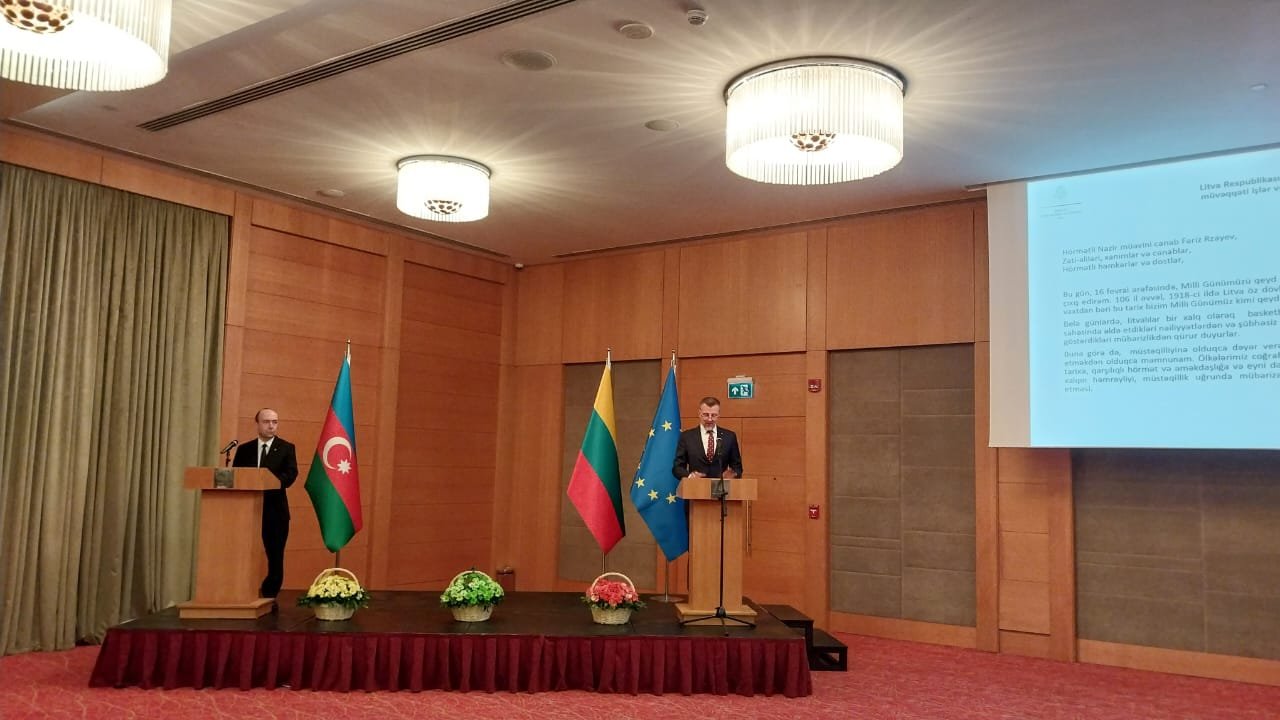 Lietuvai strategiškai svarbūs santykiai su Azerbaidžanu – Lietuvos reikalų patikėtinis