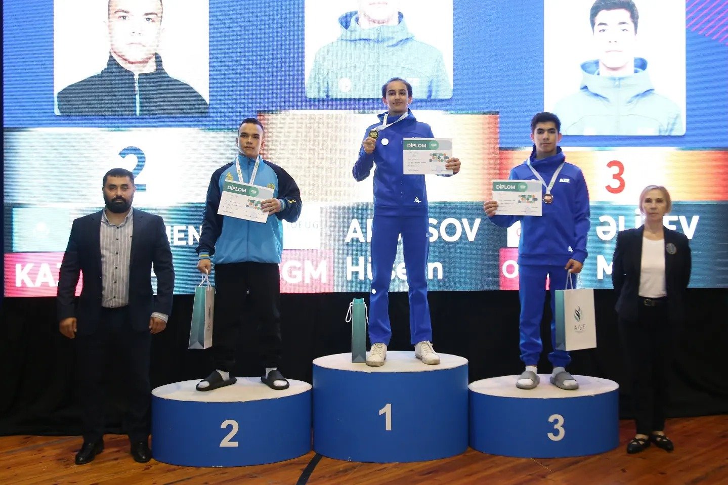 Определились победители 8-го открытого чемпионата Азербайджана и открытого первенства Баку по прыжкам на батуте (ФОТО)