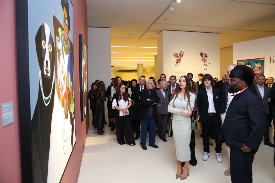 В Центре Гейдара Алиева состоялось открытие выставки художника Коджо Марфо (ФОТО)