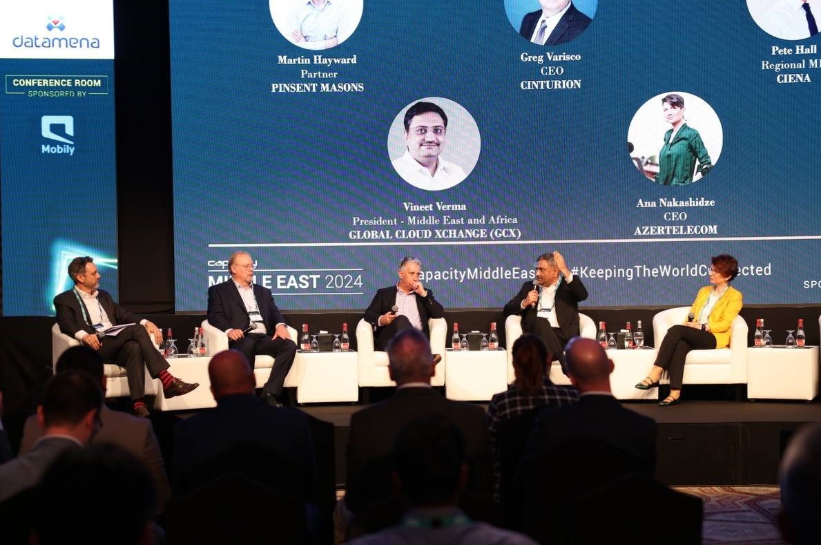 AzerTelecom CEO spoke in the Capacity Middle East event (PHOTO)