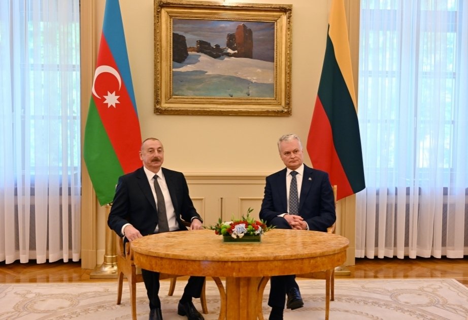 Президент Ильхам Алиев: Уверен, что азербайджано-литовские отношения и впредь будут последовательно развиваться