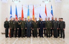 Представители Аппарата военного атташе Азербайджана в России приняли участие в заседании в Москве (ФОТО)