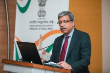 Indian Embassy in Baku hosts promotional event for ceramic tiles and granite (PHOTO)