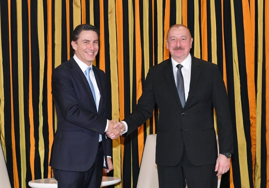 President Ilham Aliyev meets with US Special Presidential Coordinator in Munich (PHOTO/VIDEO)