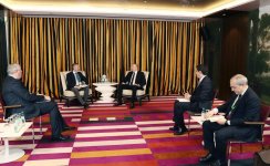 President Ilham Aliyev meets Chairman of Board of Directors of Indra in Munich (PHOTO/VIDEO)