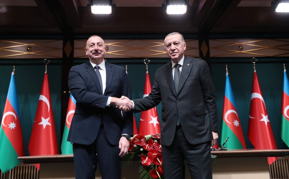 President Ilham Aliyev, President Recep Tayyip Erdogan make press statements (PHOTO/VIDEO)