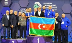 Azerbaijani weightlifter wins three gold medals at European Championships (PHOTO)