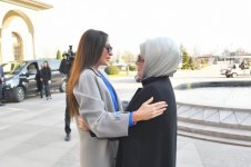 First Lady Mehriban Aliyeva and First Lady Emine Erdogan hold meeting in Ankara (PHOTO)