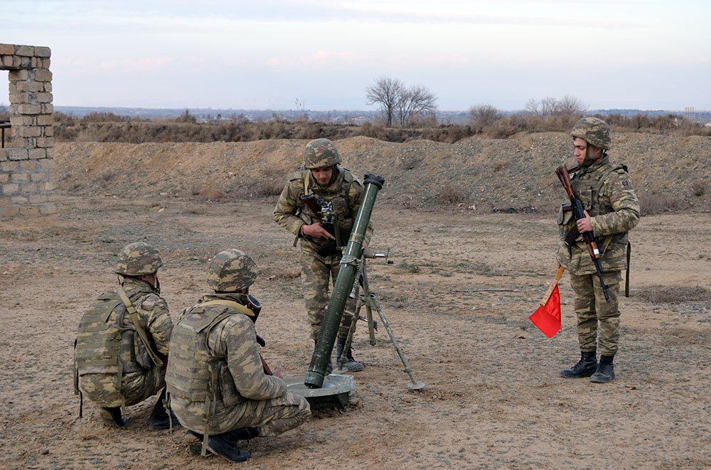 В азербайджанской армии продолжаются учебные сборы с военнообязанными (ФОТО)