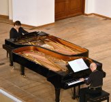 В Баку состоялся концерт группы "Duo Allaturca İmpro Piano" (ФОТО)