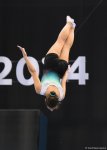 National Gymnastics Arena hosts podium workouts for World Cup trampoline and tumbling competitors (PHOTO)