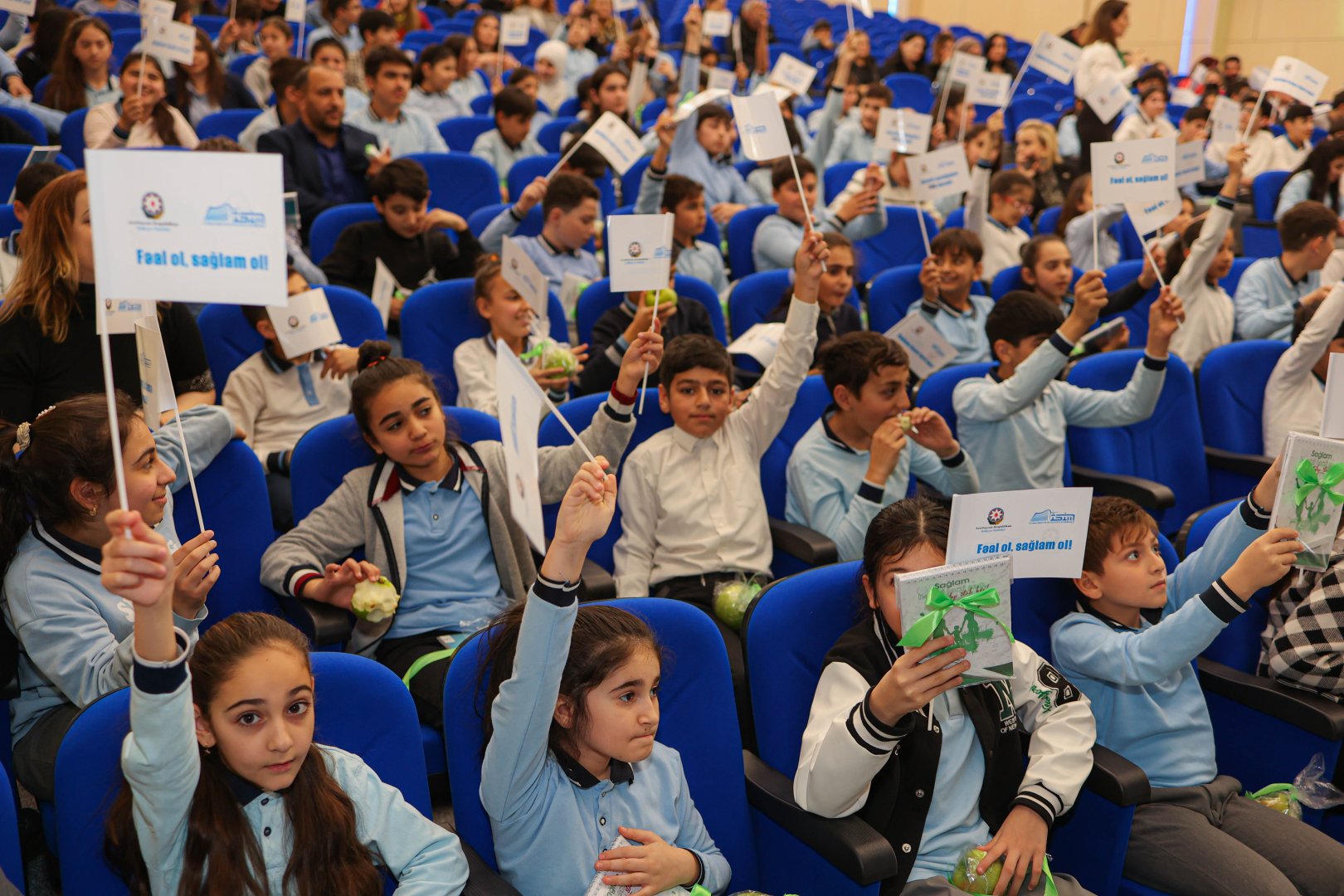 Минздрав организовал в Физули просветительскую акцию для школьников