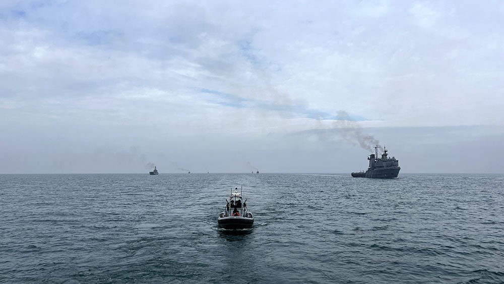 Проведены тактические учения с участием отряда боевых кораблей и судов обеспечения ВМС Азербайджана (ВИДЕО)
