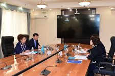 President of Turkic Culture and Heritage Foundation meets with Minister of Culture and Information of Kazakhstan