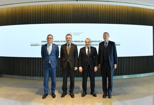 Azerbaijan, Germany discuss implementation of joint projects (PHOTO)