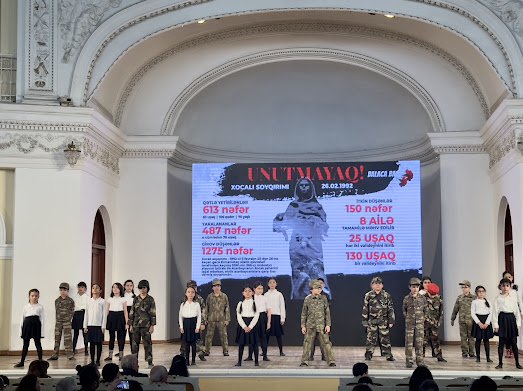 В Баку представлена театрально-музыкальная постановка, посвященная Ходжалинскому геноциду (ФОТО)